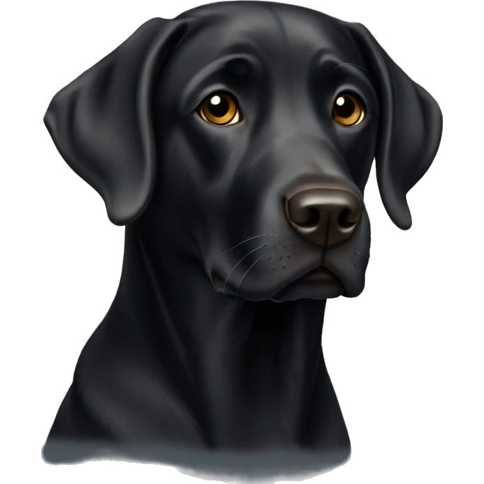 Black Labrador  emoji