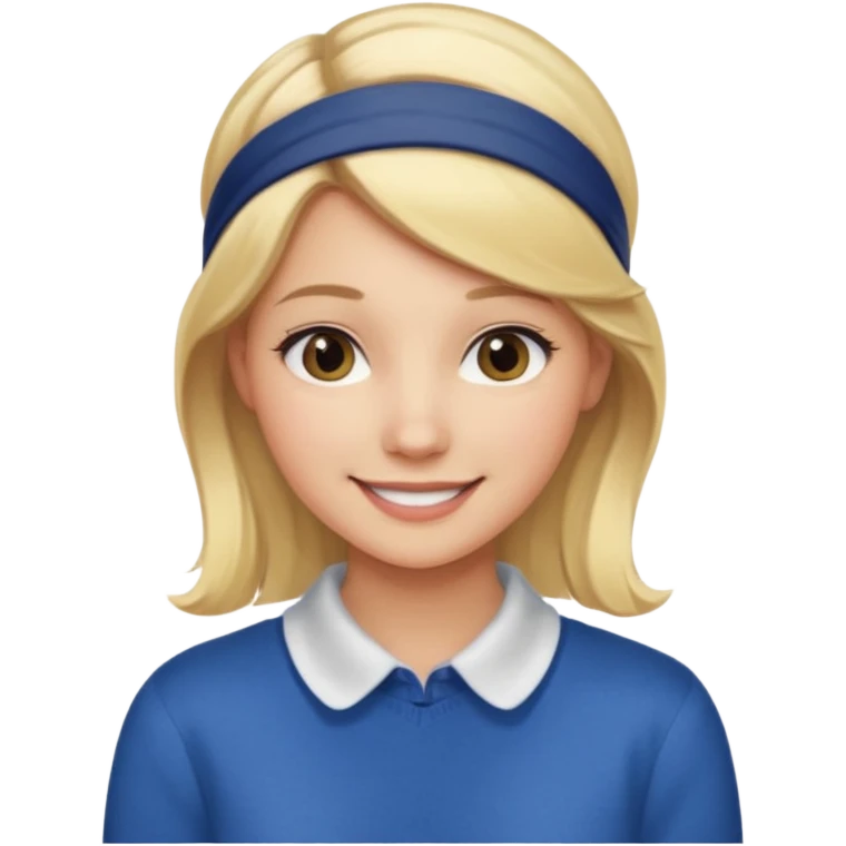 Preppy girl emoji