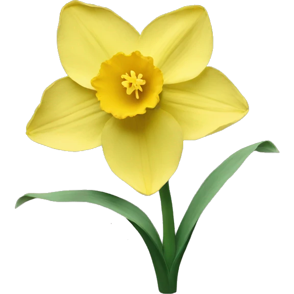 poets daffodil emoji