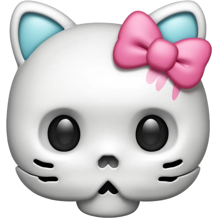  ￼￼ hello Kitty ￼￼skull emoji