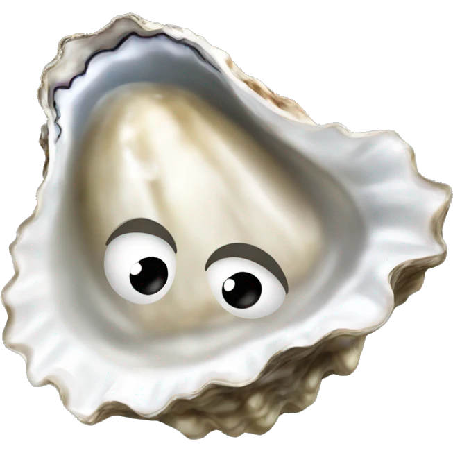 Oyster throwing up emoji