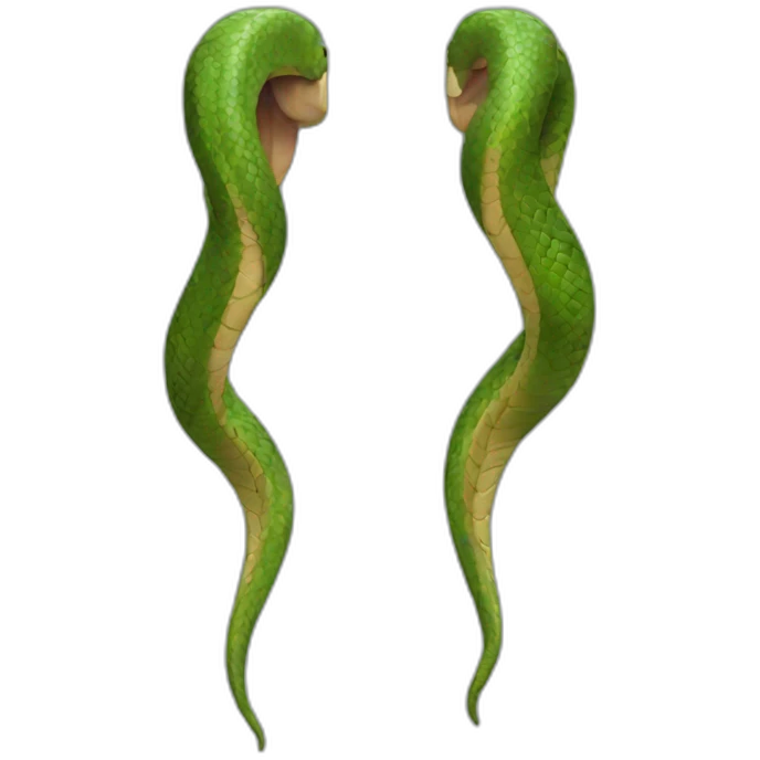 snake legs emoji