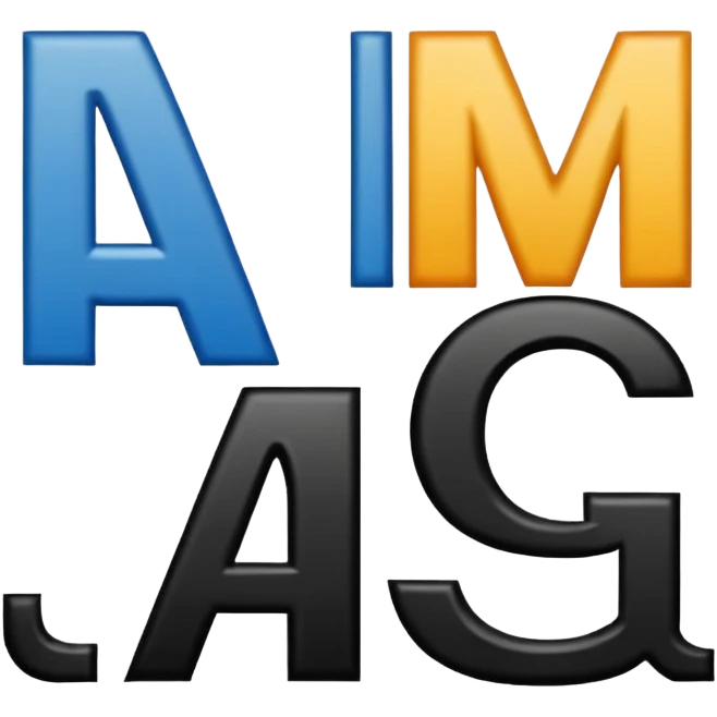 painting of the letters n, i, g, g, a in a row emoji