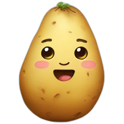 cute potato emoji