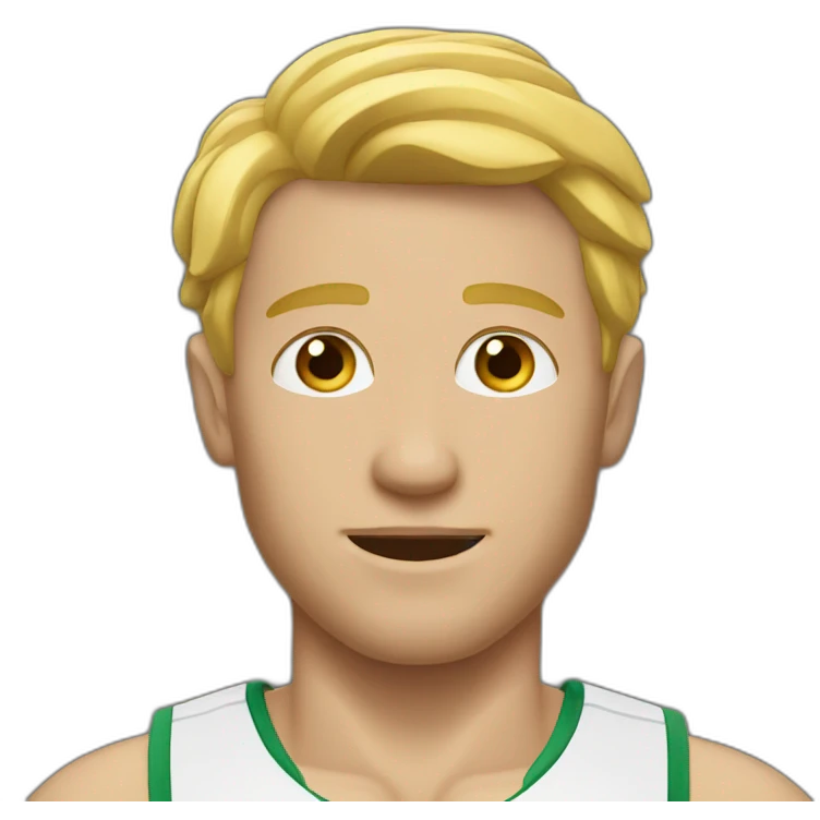 Athletic white man emoji