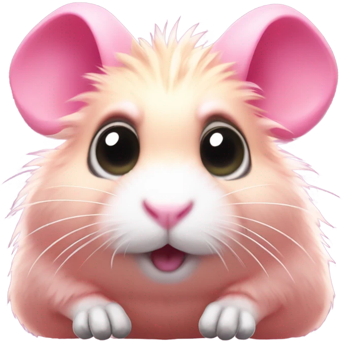 Mad pink hamsters  emoji