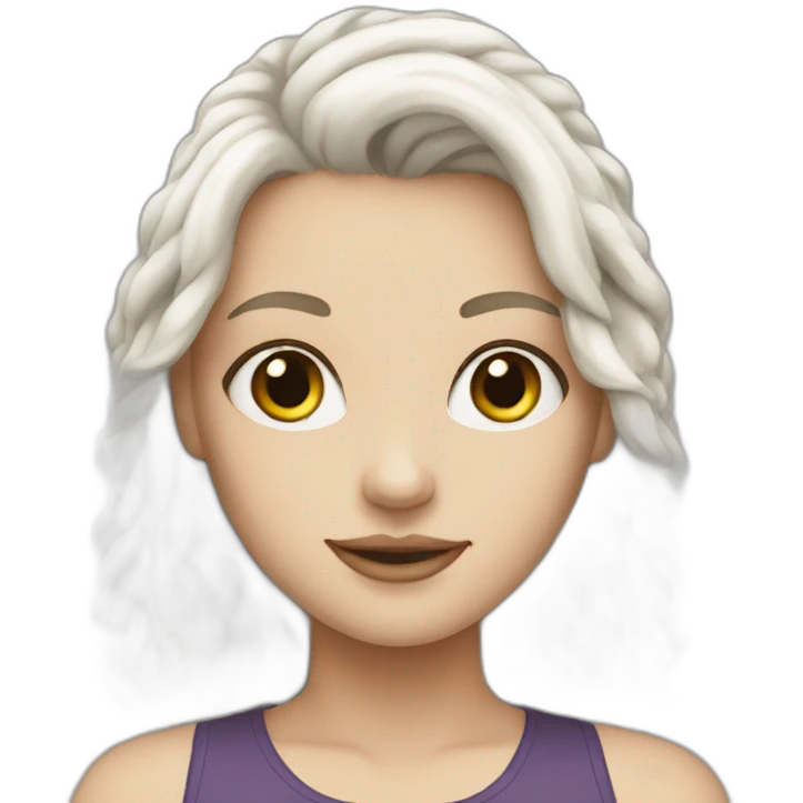 support white girl emoji