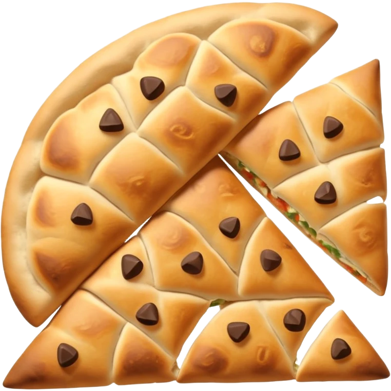 naan bread cut in triangles emoji