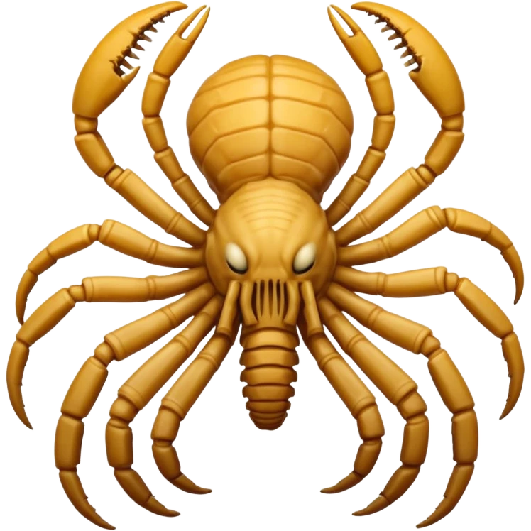 man with Facehugger emoji