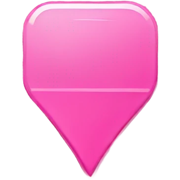 Pin location in color pink emoji