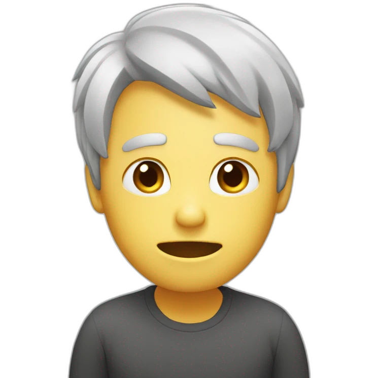 Chat qui pleure emoji