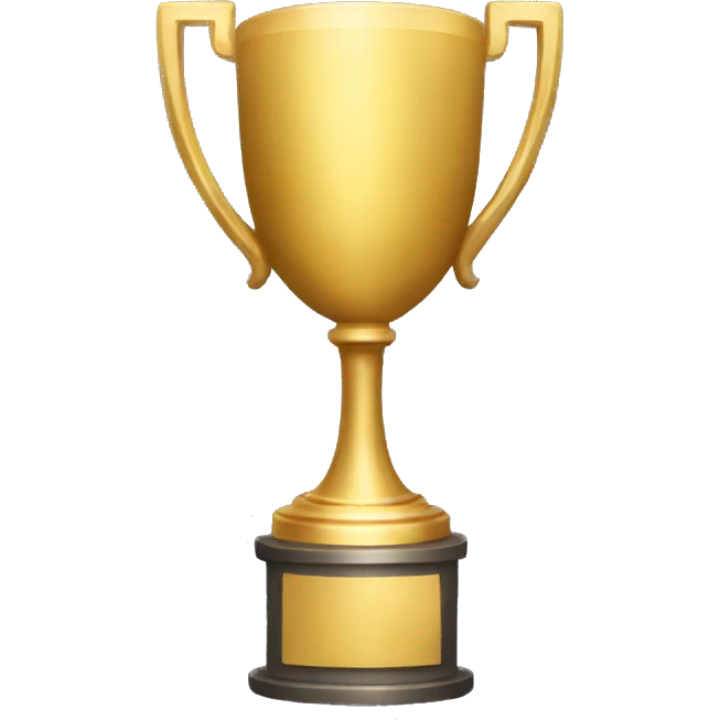 gold trophy emoji