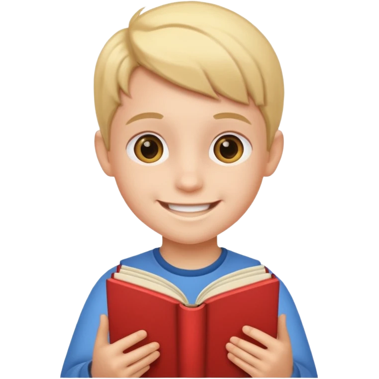 Storybook with kid emoji
