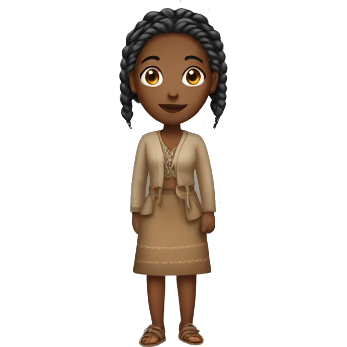 african woman with braids emoji