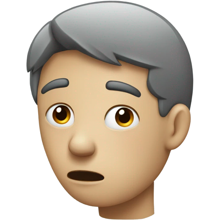 a headache emoji