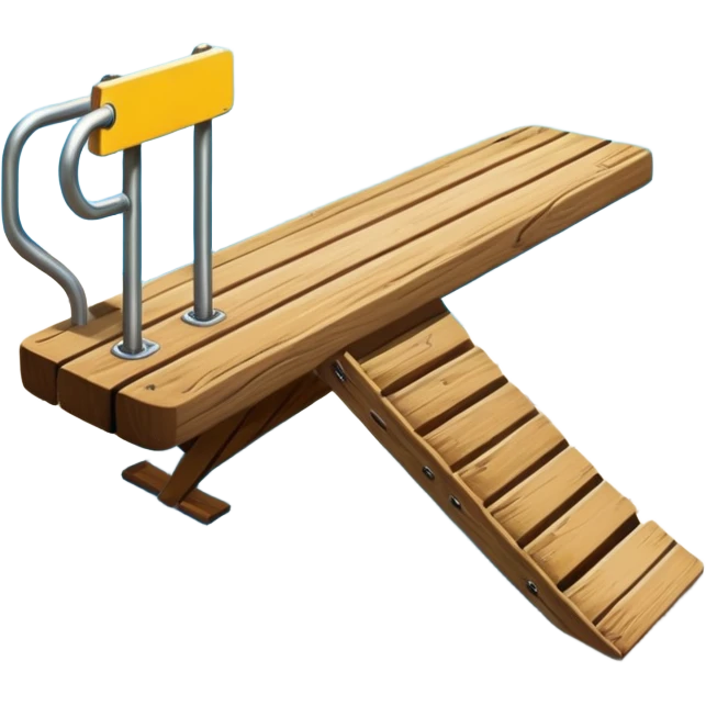 Diving board like found at a pool emoji