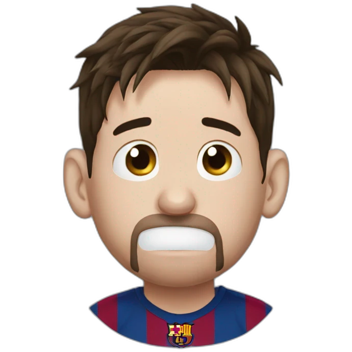 lionel messi crying emoji