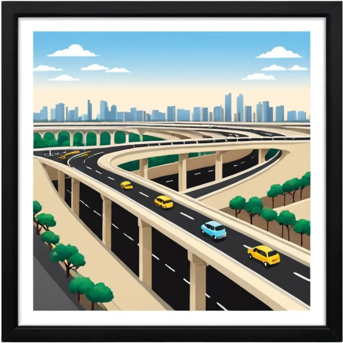 Mahipalpur Flyover delhi emoji