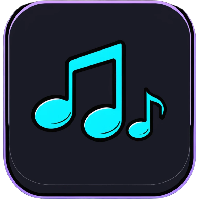 music streaming app icon emoji