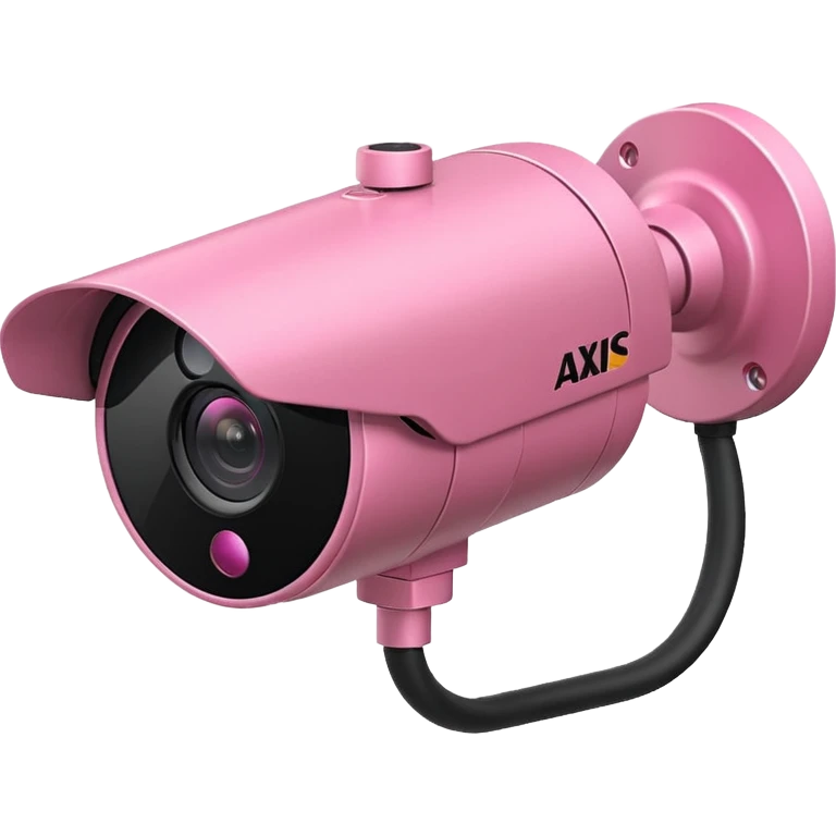Security Camera pink Axis P1346-E emoji