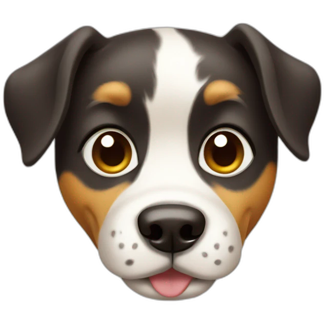 wink dog emoji
