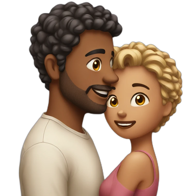 Couple love emoji