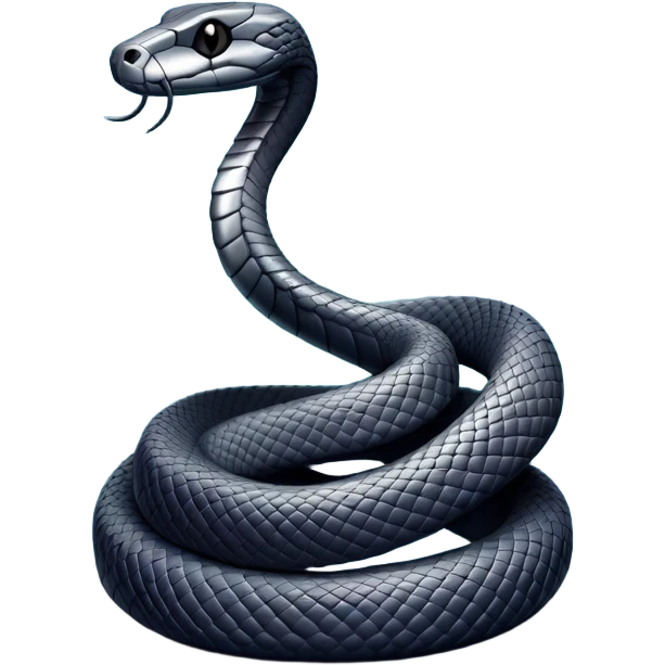 black mamba emoji