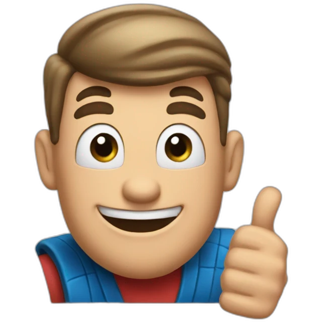barnacle boy thumbs up emoji