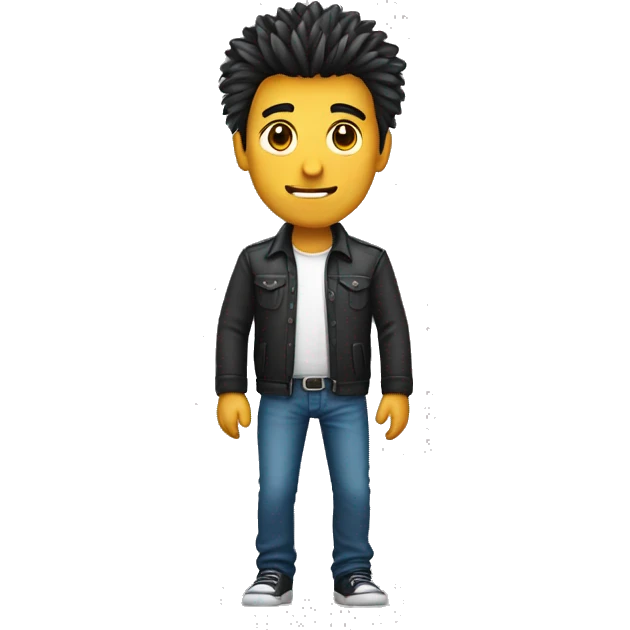 hombre enfermero joven con flequillo emoji