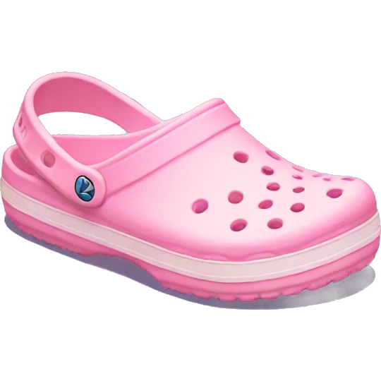 light pink Crocs emoji