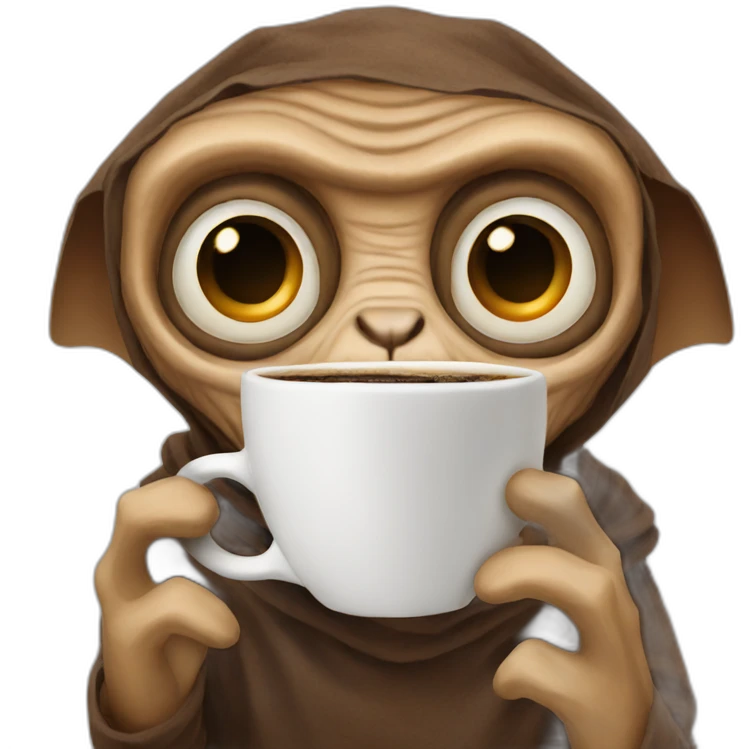 Et-with-coffee emoji