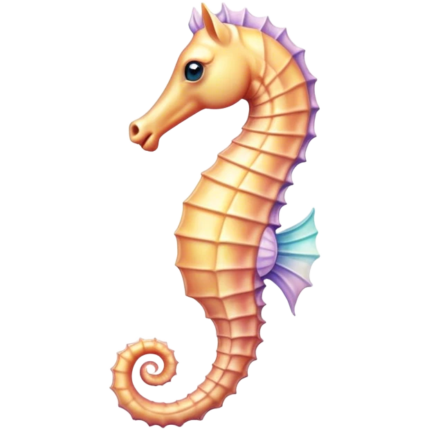 Cinematic Realistic Noble Sea Horse Portrait Emoji, Poised and graceful, with a slender, curved body and an elegantly arched neck adorned with finely detailed, shimmering scales in soft pastel hues, and gentle, focused eyes, rendered with lifelike texture and natural light; high shine, intelligent and serene, styled with an air of oceanic elegance, focused and attentive, soft glowing outline, capturing the essence of a watchful and confident sea horse that appears to drift out of the screen with effortless grace! emoji