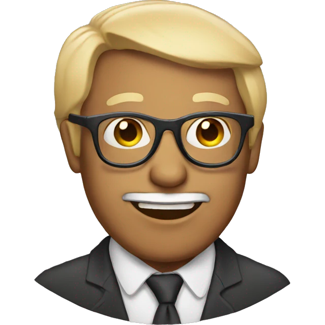 star wearing glasses emoji