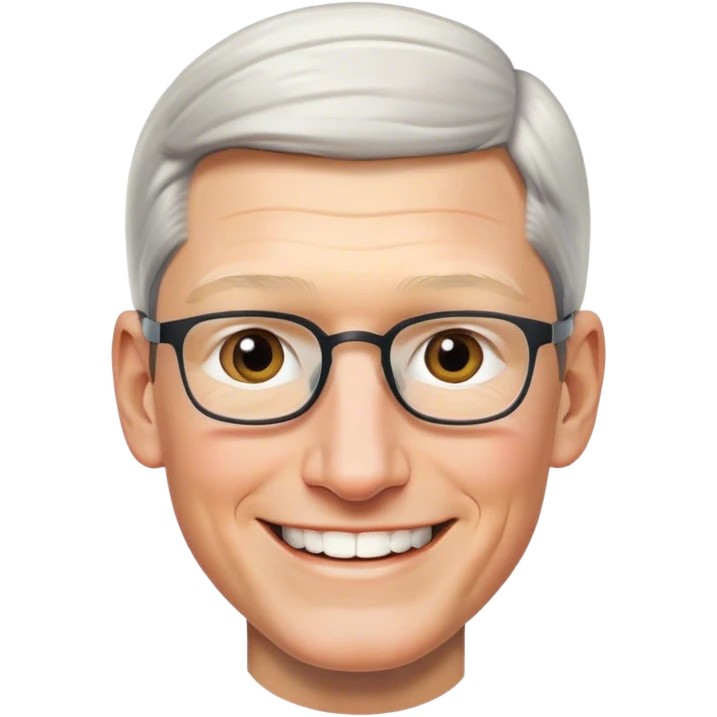 tim cook smiling emoji