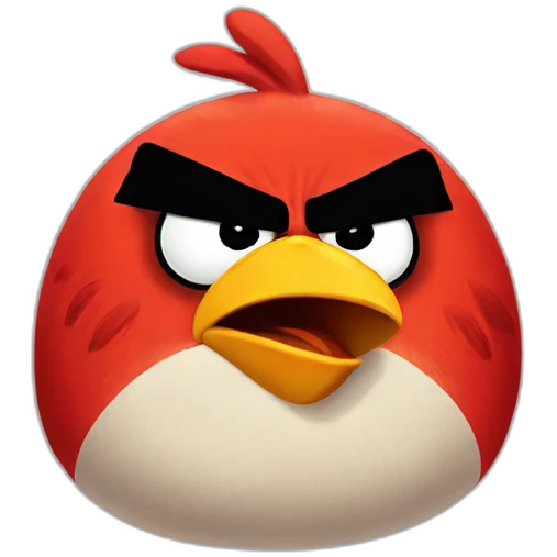 angry bird emoji