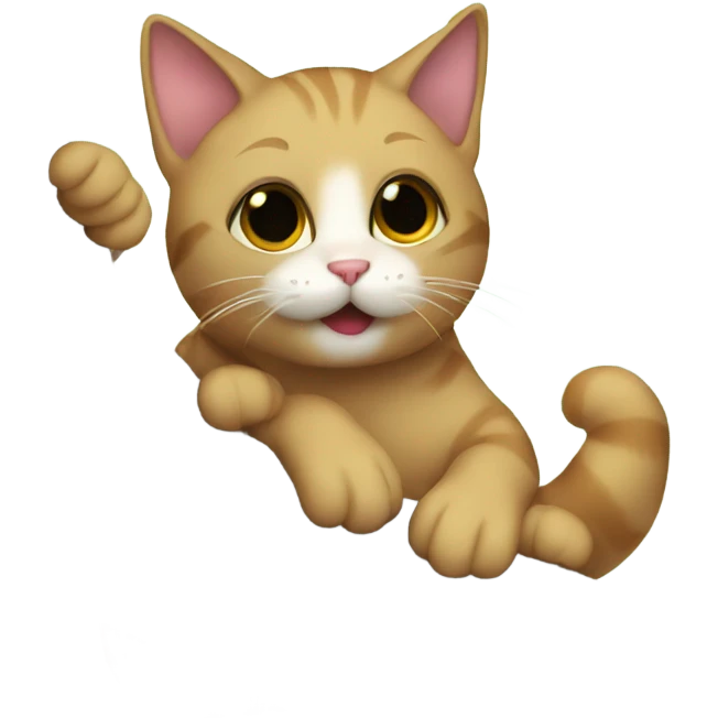 Cat in a tree emoji