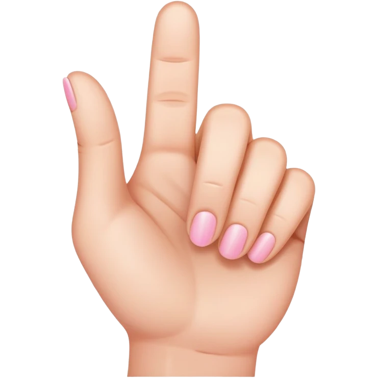 pinky finger hand with the pinky up emoji
