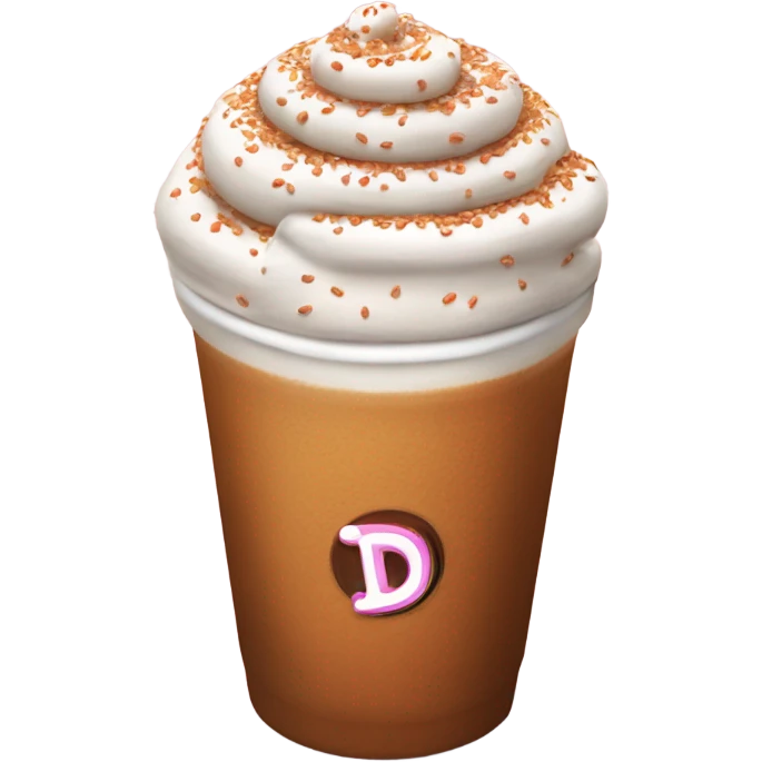 Dunkin’ Donuts latte  emoji