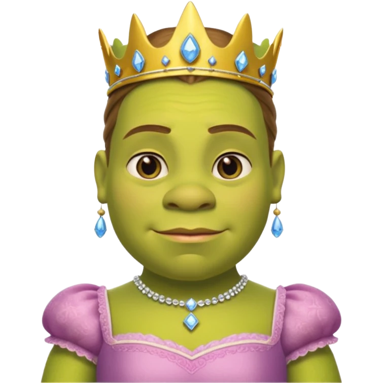 shrek princess dress emoji
