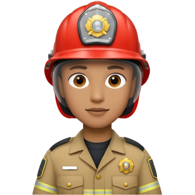 Realistic LAFD officer  emoji