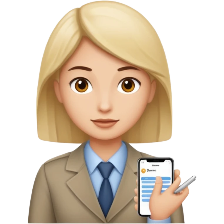 Report to the supervisor emoji