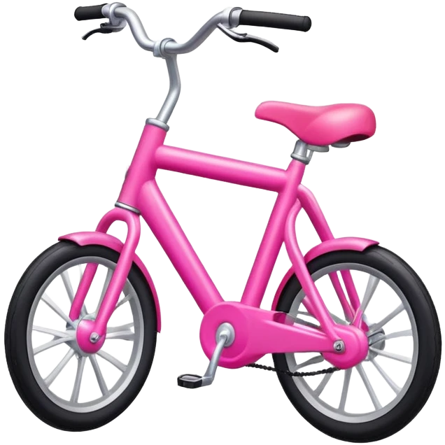 Bike with a pink dildo instead of seat emoji