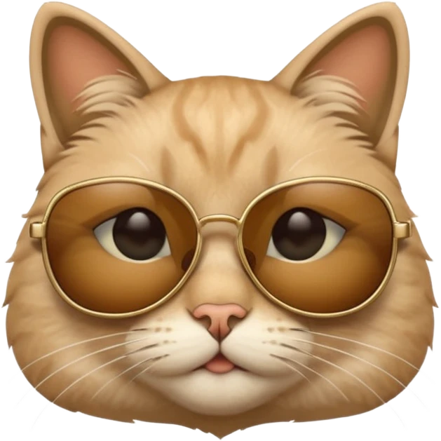 Cat wearing sunglasses emoji