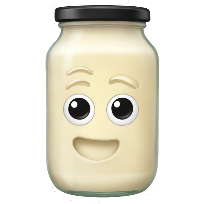 Alfredo sauce in jar emoji