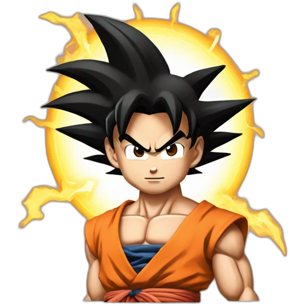 Goku Super Saiyan God emoji