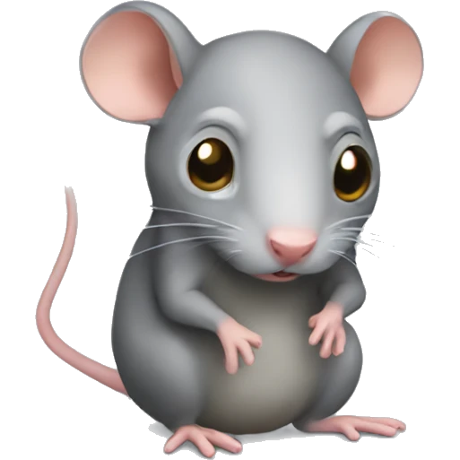 awkward rat emoji