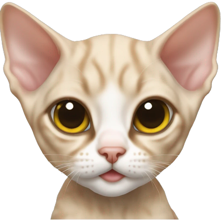 Devon rex kitten emoji