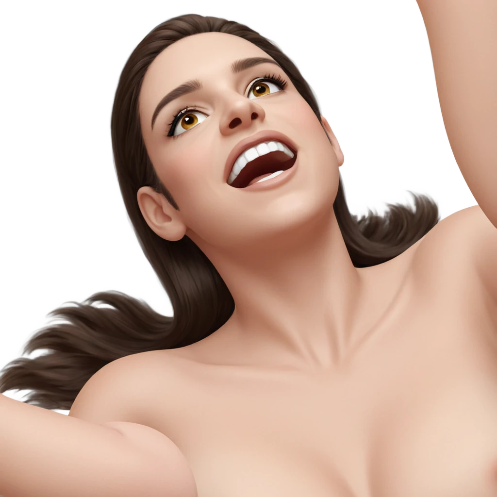 intimate serene beauty portrait emoji