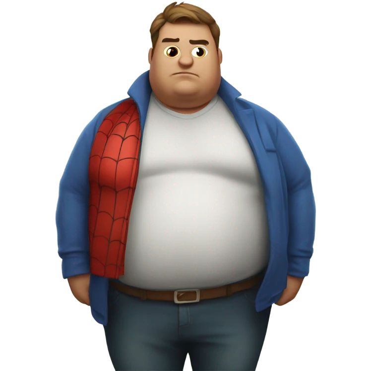 Fat fat fat spiderman emoji