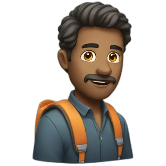 Man paying rent emoji